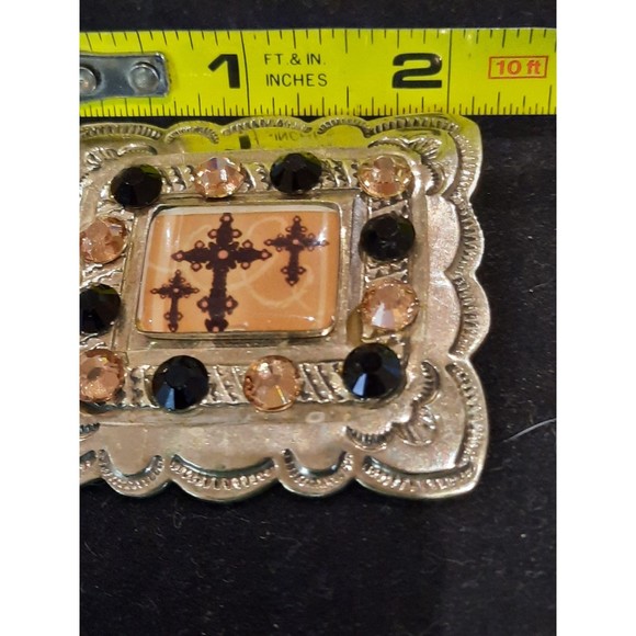 Vintage Alpaca Mexican Religious Pendant/Drop - Picture 5 of 6